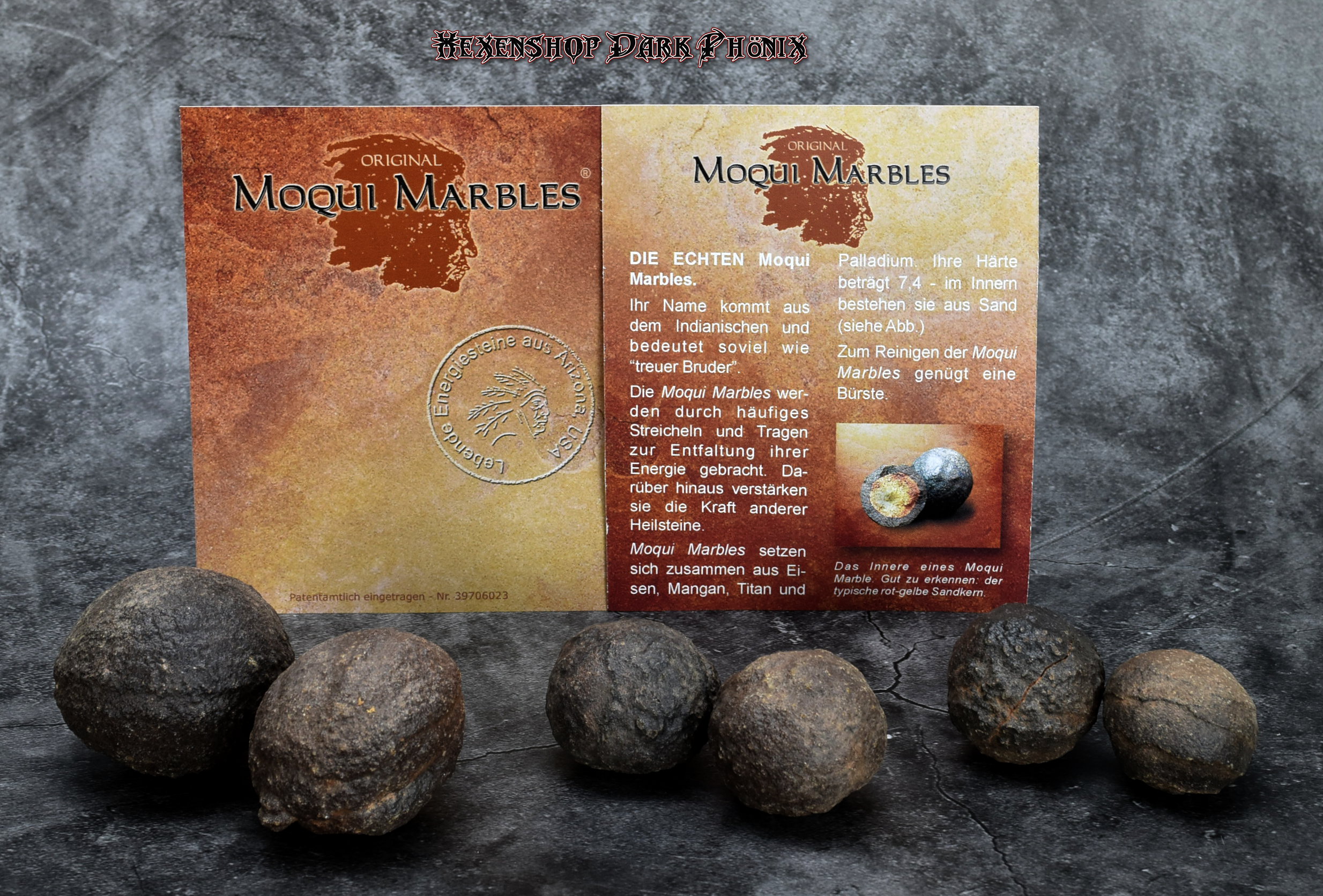 Hexenshopn Dark Phoenix Moqui Marble Hexenshopn Dark Phoenix Moqui Marble